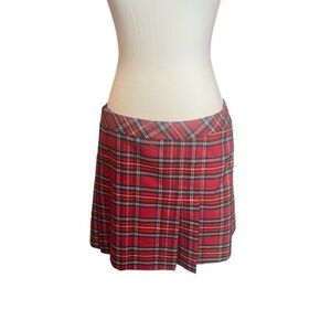 Dorthy Perkins kilt like mini skirt ladies M/l UK 14 plaid tartan